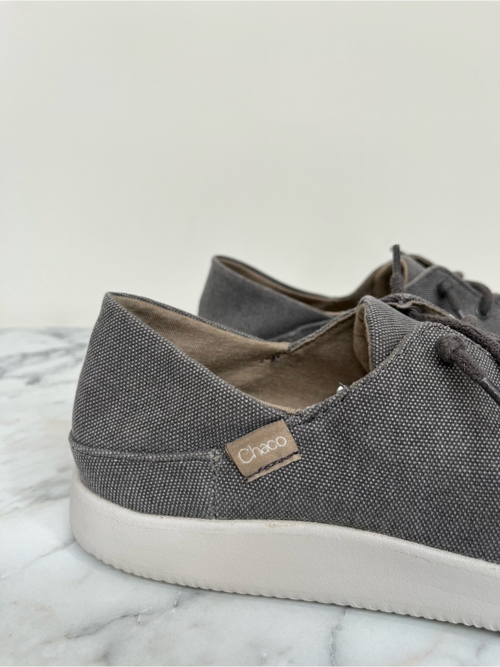 Chaco Mens Chillos Slip On Sneakers Gray Lightweight Washable Luvseat Size 9.5 - Picture 2 of 11